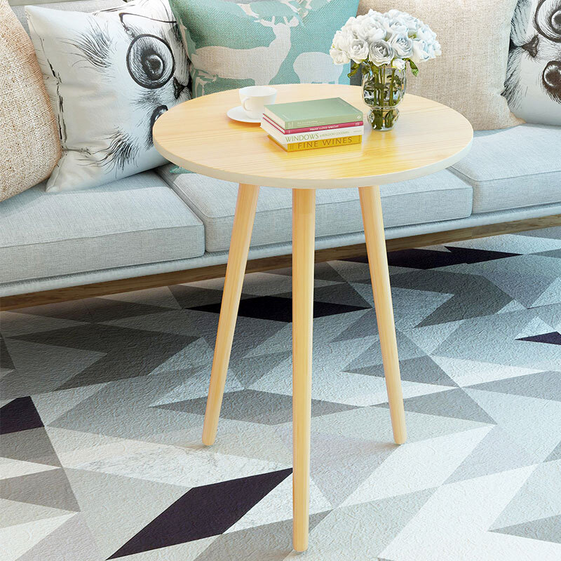 Ha Luodun Halodn Solid Wood Small Round Table Apartment Side Ha Luodun Halodn Solid Wood Small Round Table Apartment Side Simple Leisure Creative