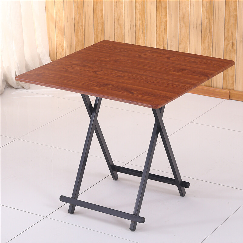 Loveqiaodai Folding Table Dining Portable Outdoor Modern Loveqiaodai Folding Table Dining Portable Outdoor Modern Minimalist New Chinese And Chair Combination Small Apartment Brown Wood