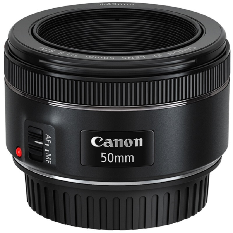 Canon EF 50mm f/1.8 STM SLR lens standard fixed focus lens
