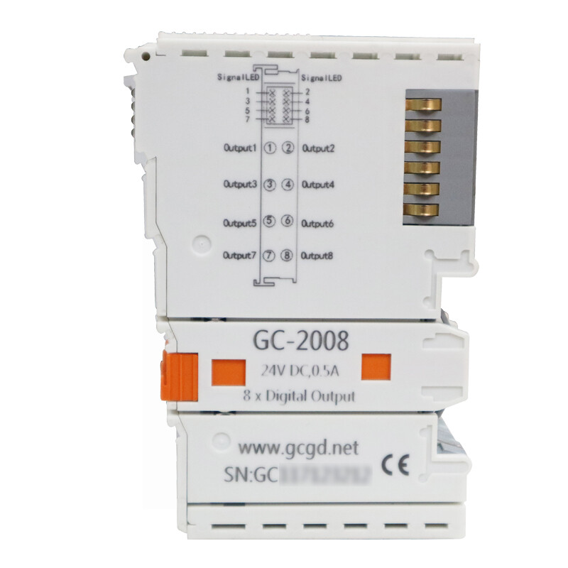 GCAN uses plug-in expansion I/O GC-3674 with Guangcheng Technology PLC and adapter
