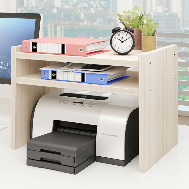 Cool Shark Printer Shelf Rack Desktop Storage Office File Cool Shark Printer Shelf Rack Desktop Storage Office File Two Layer Notebook Mdf Small Tier