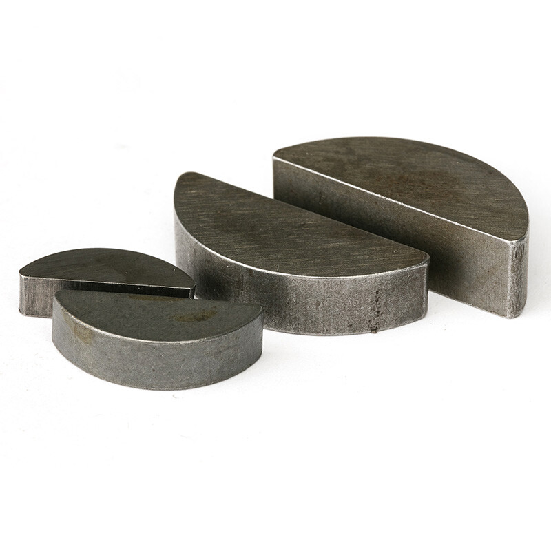 Jinggong A3 hardened high-precision GB1099 semi-circular key crescent key moon key C-type healthy round key pin semi-circular pin 4*19*7.5 20 pieces