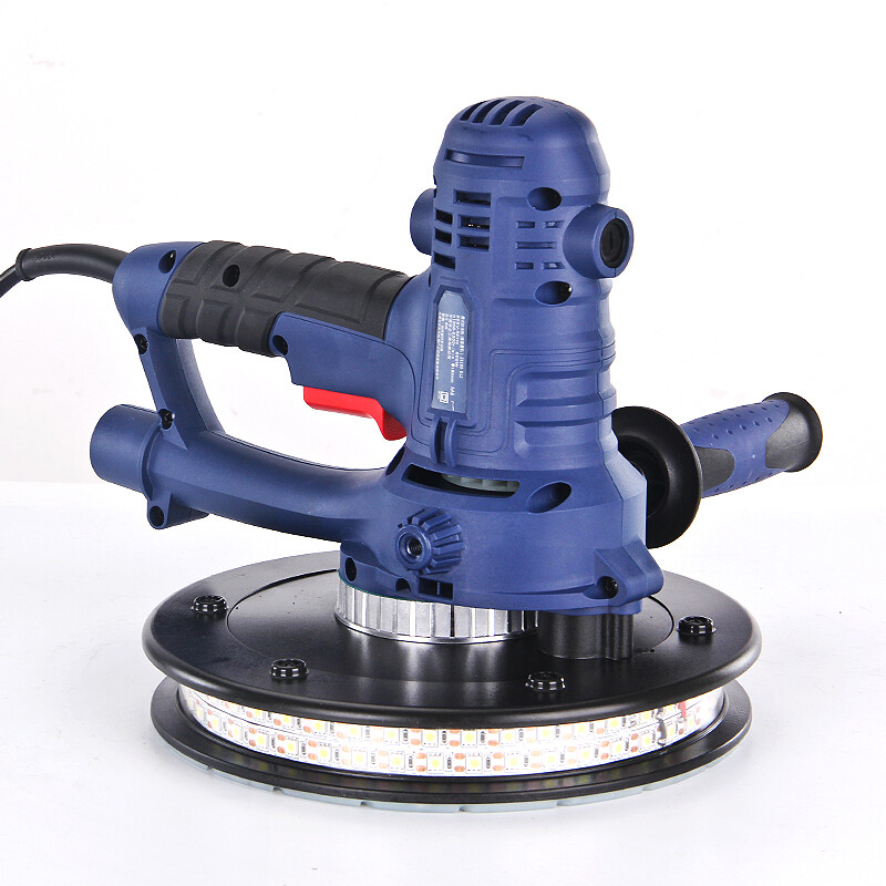 Lubricating electric wall grinder, self-priming dust-free wall sandpaper machine, putty grinding wall sanding machine, sanding machine 180 180DL2+20 sheets of sandpaper, LED double row lights