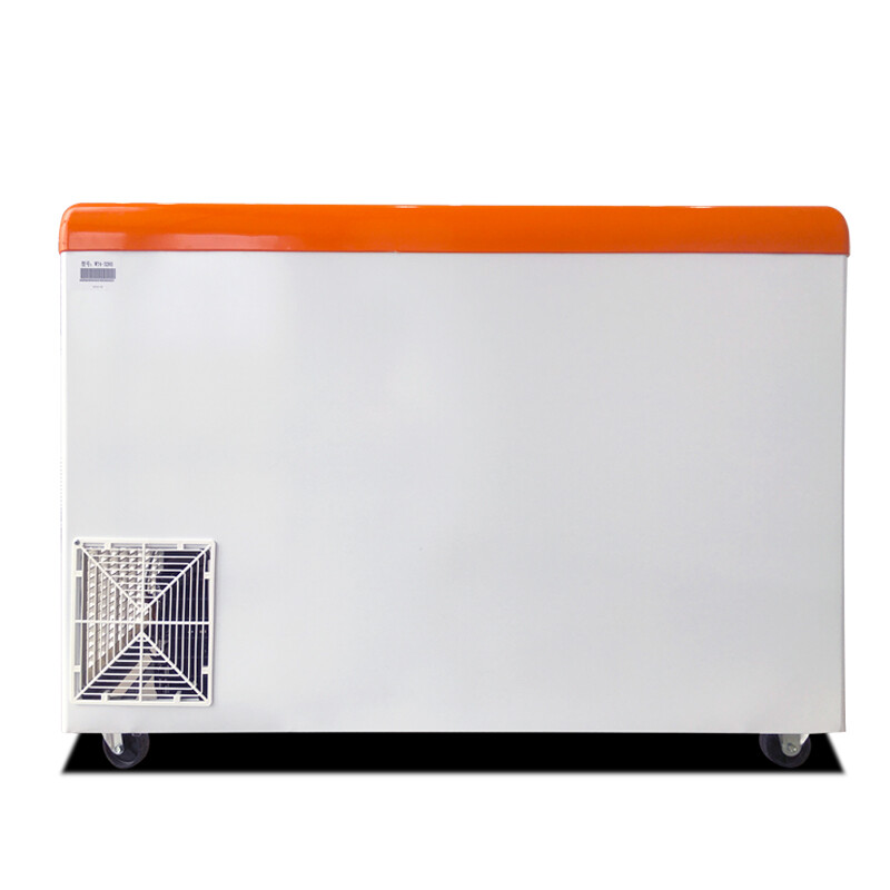 Suiling (SUILING) WD4-297H commercial horizontal freezer curved glass door display freezer refrigerator single temperature ice cream freezer 297 liters