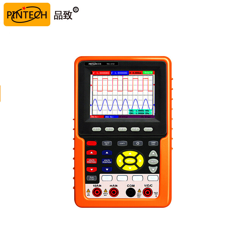 PINTECH THS6102 dual-channel handheld digital oscilloscope 100MHz multi-function high-precision multimeter frequency meter