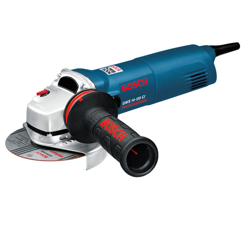 Bosch (BOSCH) angle grinder GWS14-125CI high-power 1400W angle grinder tile cutting and grinding machine Dr. electric grinder GWS14-125CI 1400W official standard configuration