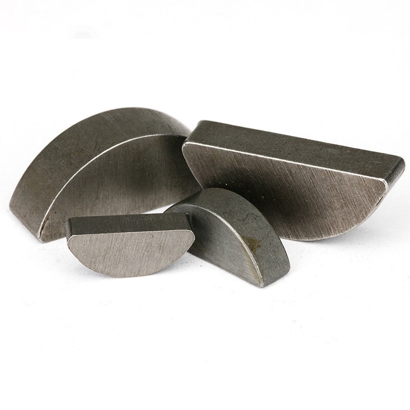 Jinggong A3 hardened high-precision GB1099 semi-circular key crescent key moon key C-type healthy round key pin semi-circular pin 4*19*7.5 20 pieces