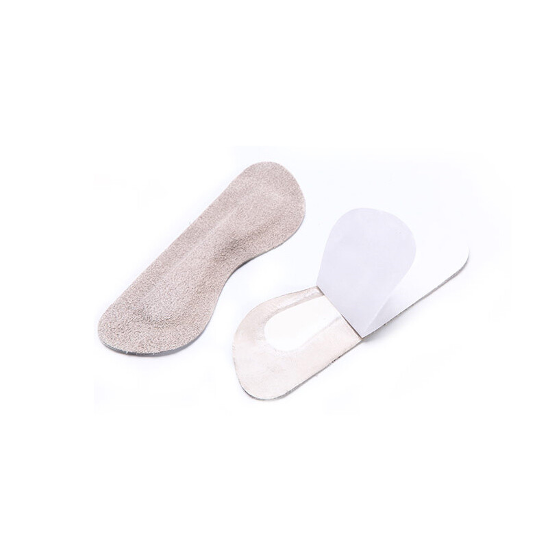 Eleft anti-wear heel sticker invisible half-size pad high heels major modification small artifact to prevent falling off heel pad gray