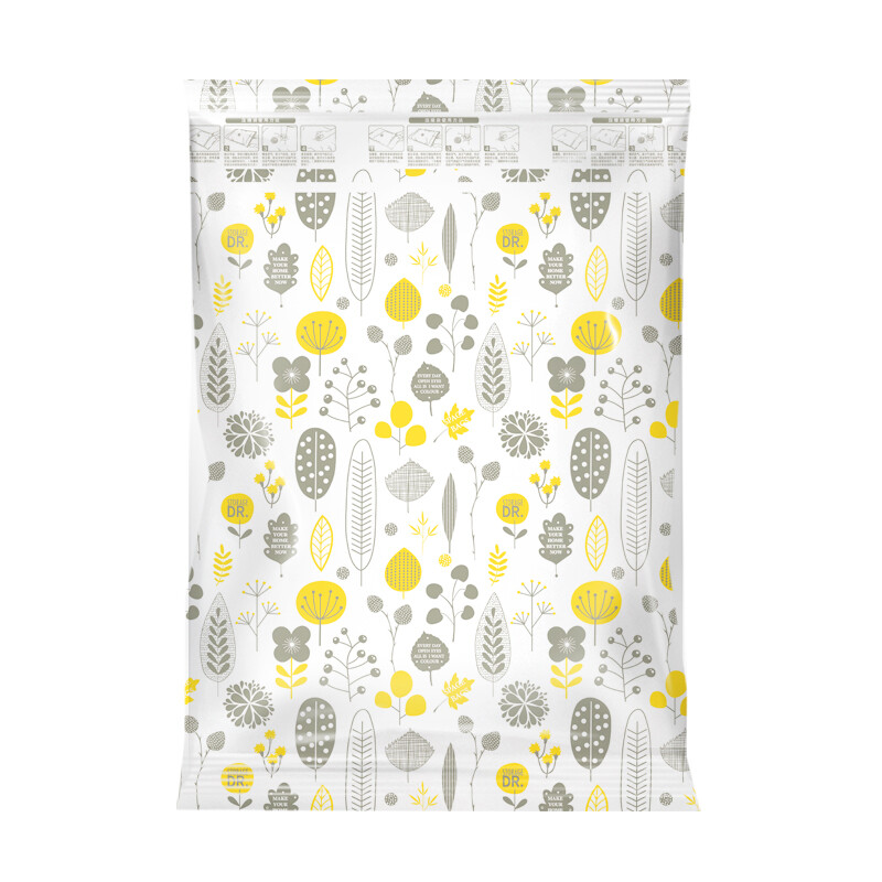 Dr. Storage Vacuum Compression Bag, Quilt Clothes Storage, Travel Organizer Bag, Fashionable Banana Leaf Style 4 Big 6 Contains Hand Pump