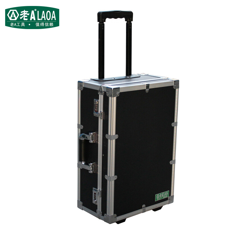 LAOA (LAOA) aluminum alloy trolley case tool box aluminum alloy trolley case with password lock tool box suitcase with password lock LA112521