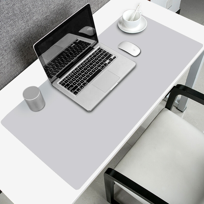 Cool Element Kuyuansu Mouse Pad Writing Computer Desk Cool Element Kuyuansu Mouse Pad Writing Computer Desk Oversized Leather Executive Desktop Waterproof Work Mat 90cmx40cm Light Gray
