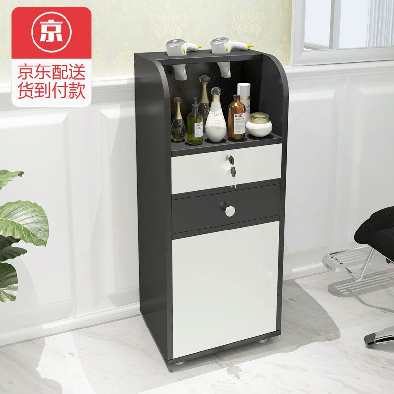 Cool Shark Hair Salon Tool Cabinet Barber Locker Hairdressing Cool Shark Hair Salon Tool Cabinet Barber Locker Hairdressing Display Cart Car Beauty Storage Black Body White
