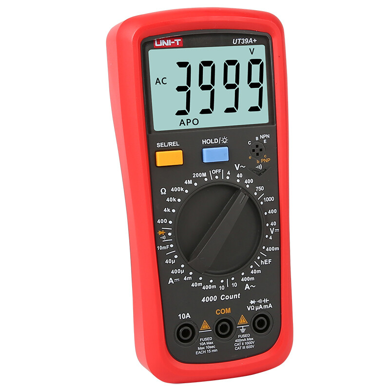 Uni-T UT39A+ digital multimeter manual range multi-function household multimeter resistance capacitance voltage and current meter