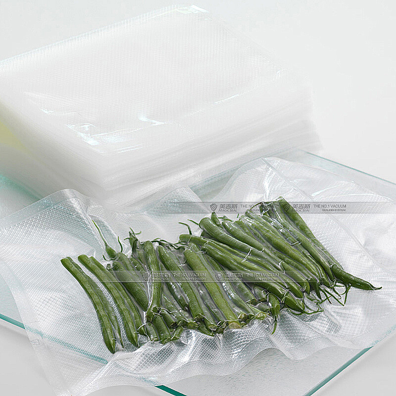 MAGIC SEAL MAGIC pattern bag, food vacuum bag, fresh-keeping bag 15*25CM packaging bag, vacuum packaging bag, home and commercial use, fine polka dot pattern, 100 pieces