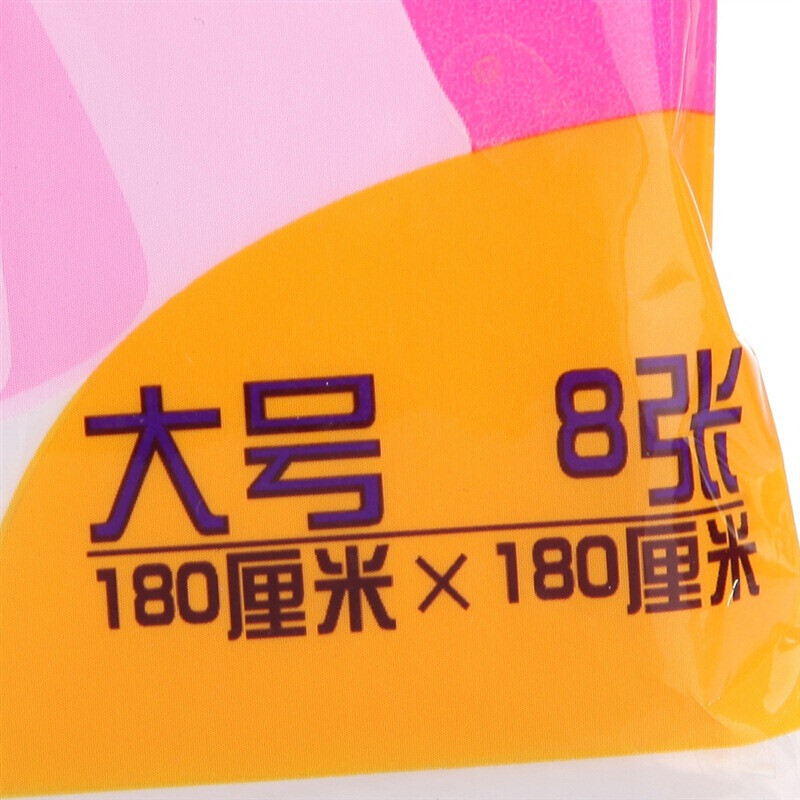 Miaojie disposable tablecloth, thickened, strong toughness, not easy to break, wedding transparent plastic waterproof tablecloth for kitchen and restaurant, festive large tablecloth 6 bags