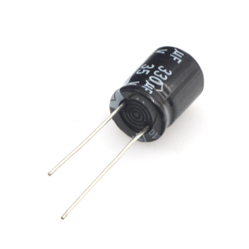 TaoTimeClub aluminum electrolytic capacitor motherboard capacitor 10V 16V 25V 35V electronic capacitor 35V 330UF 10*13 (10 pcs)