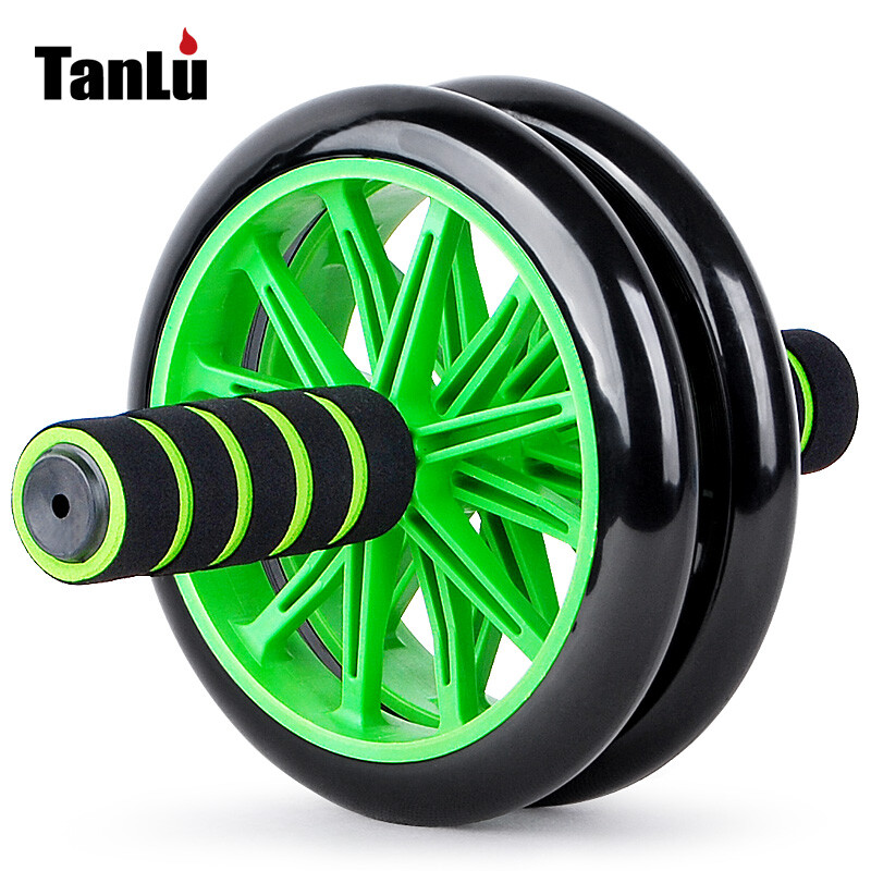Explore the Abdominal Wheel, Abdominal Muscle Wheel, Push-up Stand, Slim Waist Abdominal Wheel, Giant Wheel, Silent Home Sports and Fitness Set Equipment, Sporting Goods, Giant Wheel with Sponge Cover (21cm in Diameter)