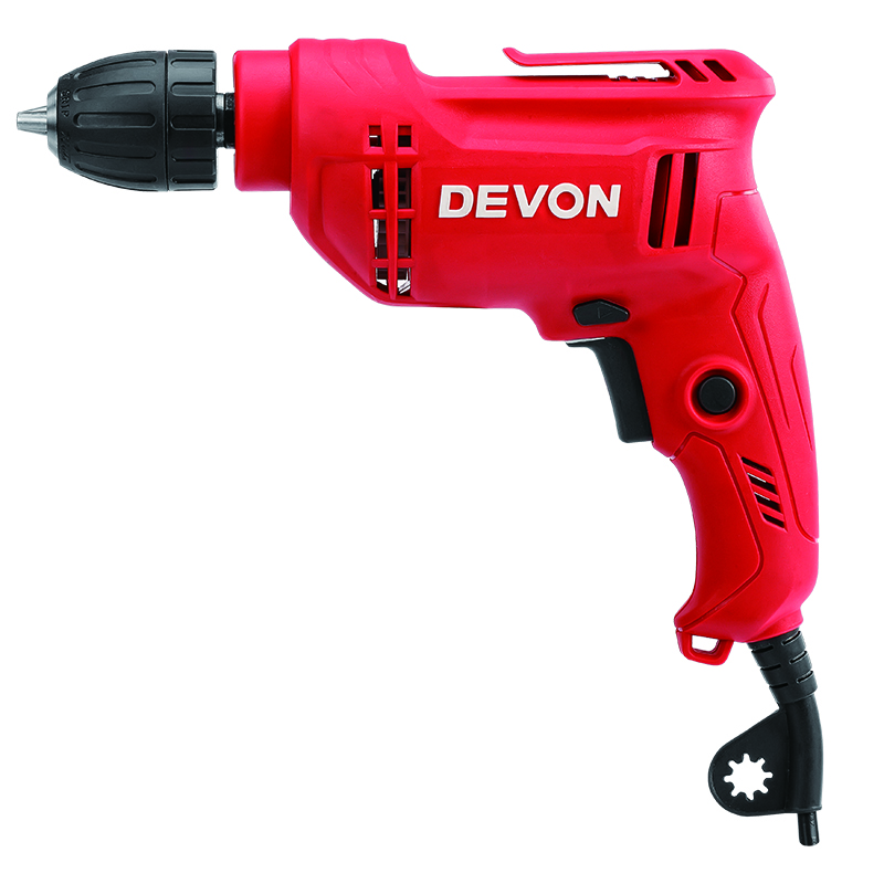 Devon 10mm electric drill 1818/1816 hand electric drill with speed adjustment forward and reverse household multi-function electric screwdriver 1818 iron chuck 460W