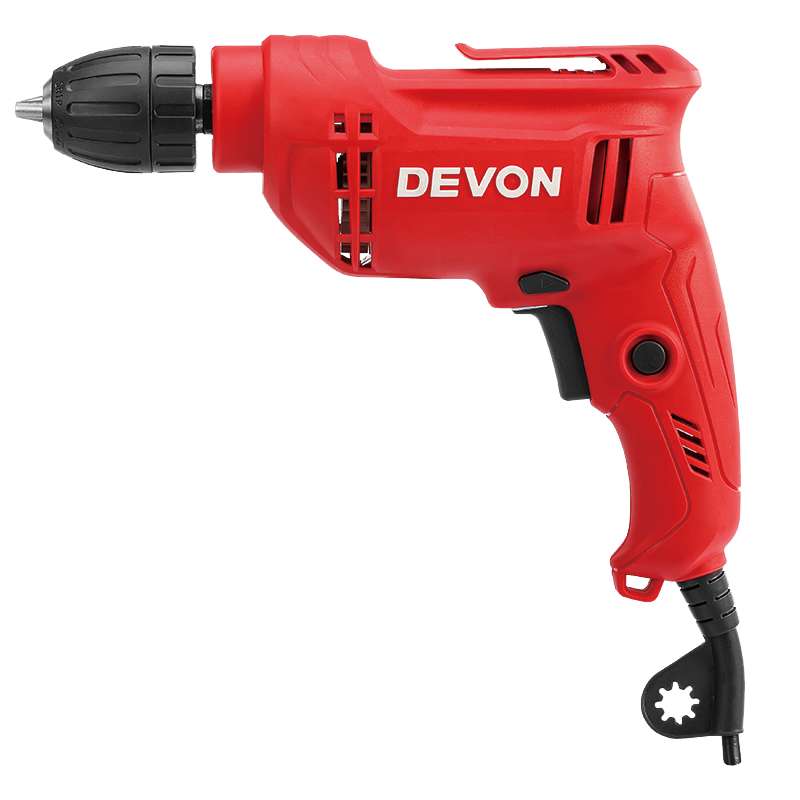 Devon 10mm electric drill 1818/1816 hand electric drill with speed adjustment forward and reverse household multi-function electric screwdriver 1818 iron chuck 460W