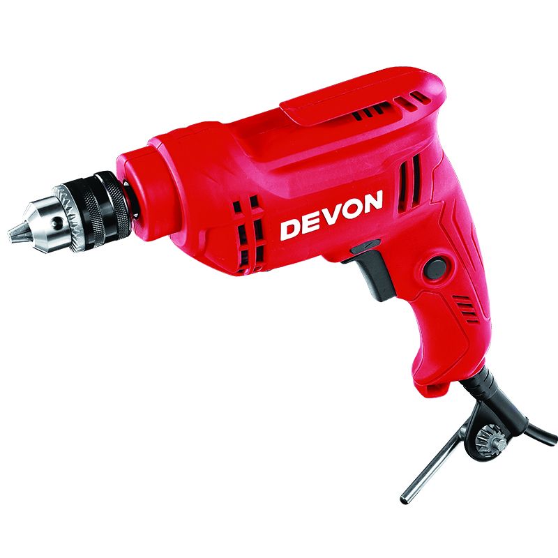Devon 10mm electric drill 1818/1816 hand electric drill with speed adjustment forward and reverse household multi-function electric screwdriver 1818 iron chuck 460W