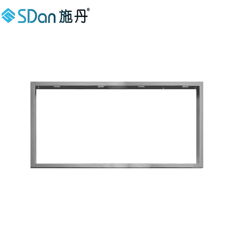 Shidan bathroom heater conversion frame integrated ceiling led flat light adapter frame 300 600 concealed 30x30 frame 30 60 fashion silver 300*600 long frame thickened