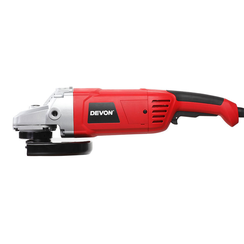 Devon high-power 230mm angle grinder 2811 industrial grade 2050W angle grinder stone cutting metal polishing 230mm angle grinder 2050W with shock-absorbing handle