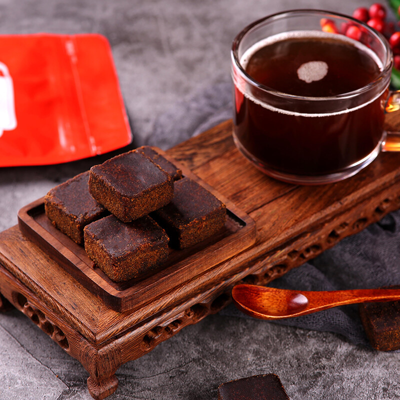Wang Jinji Yunnan old brown sugar health tea drink brown sugar ginger tea original flavor 105g aunt's confinement meal condiment