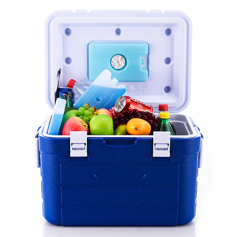 ICERS Eisens 30L outdoor PU insulated box pharmaceutical refrigerator biological reagent safe transfer fresh box cold chain A model blue + strap temperature display (refrigerated 48-72H)