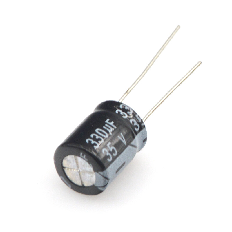TaoTimeClub aluminum electrolytic capacitor motherboard capacitor 10V 16V 25V 35V electronic capacitor 35V 330UF 10*13 (10 pcs)