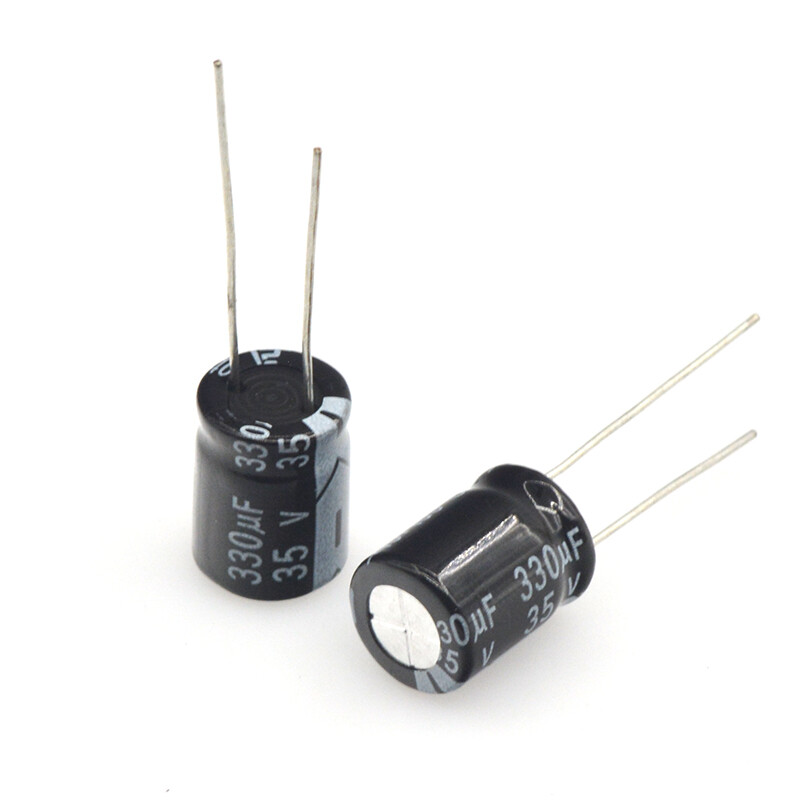 TaoTimeClub aluminum electrolytic capacitor motherboard capacitor 10V 16V 25V 35V electronic capacitor 35V 330UF 10*13 (10 pcs)