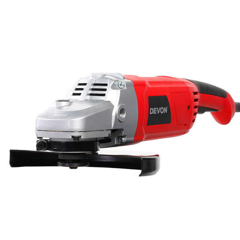 Devon high-power 230mm angle grinder 2811 industrial grade 2050W angle grinder stone cutting metal polishing 230mm angle grinder 2050W with shock-absorbing handle