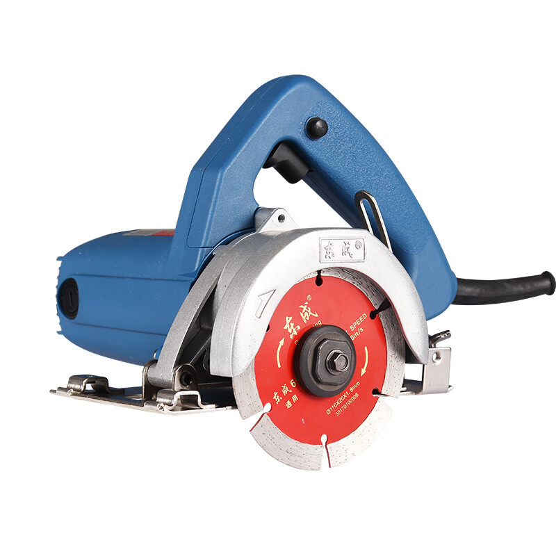 Dongcheng electric cutting machine multi-function slotting machine stone tile marble machine woodworking household portable electric saw 110mm FF-110 (1200W) + gift package