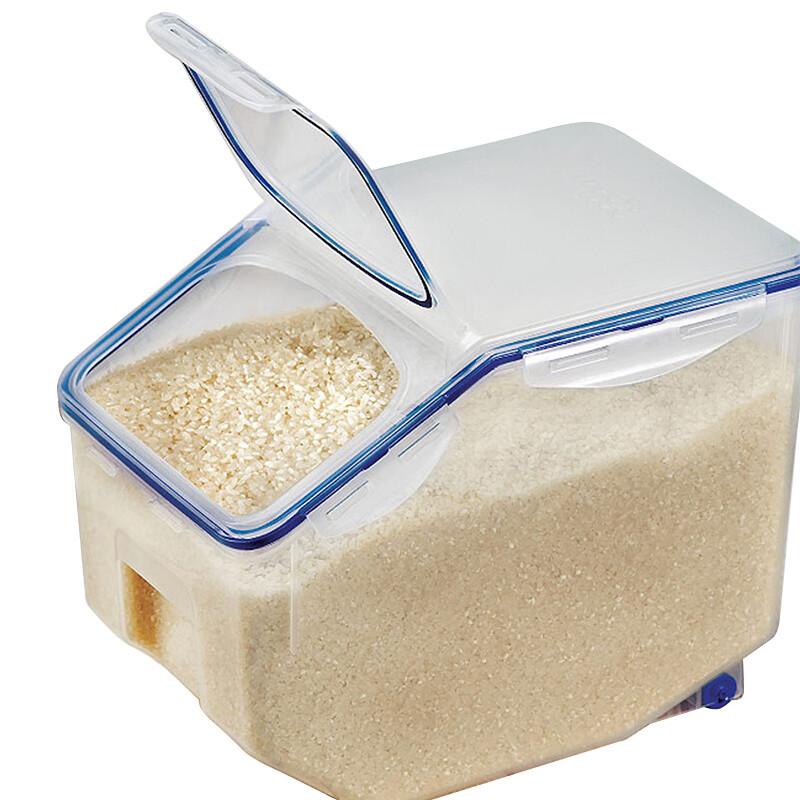 LOCK&LOCK fresh-keeping box, rice bucket, storage tank, storage box, sealed tank, cereal box, rice box, annual meeting benefit 10kg