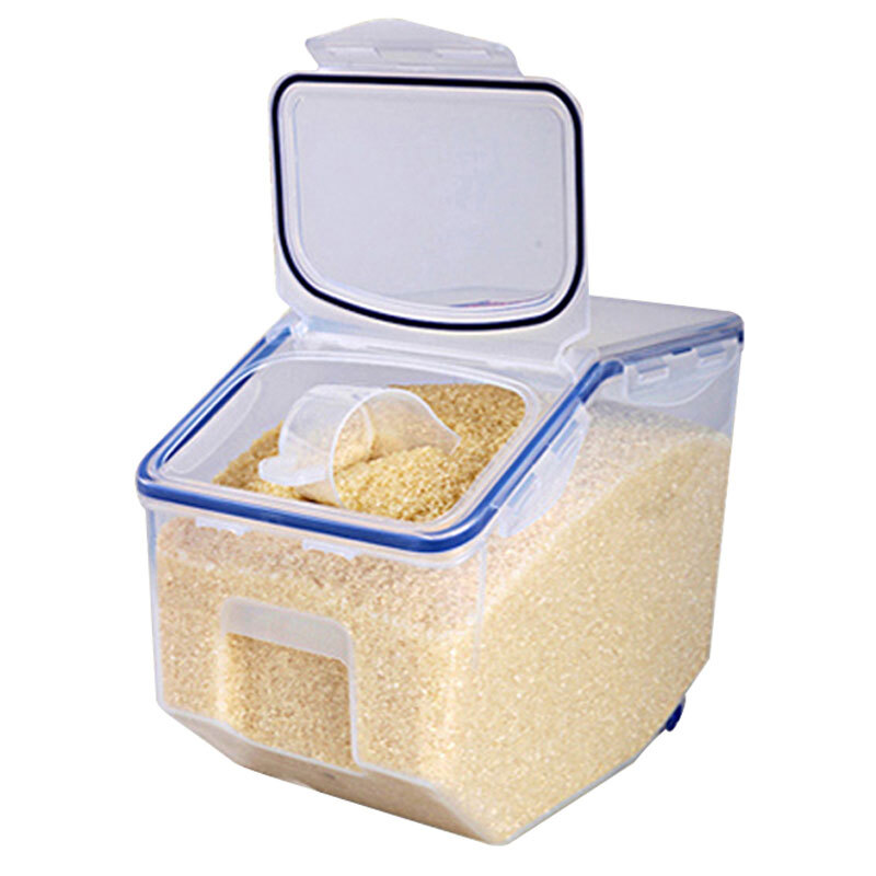 LOCK&LOCK fresh-keeping box, rice bucket, storage tank, storage box, sealed tank, cereal box, rice box, annual meeting benefit 10kg