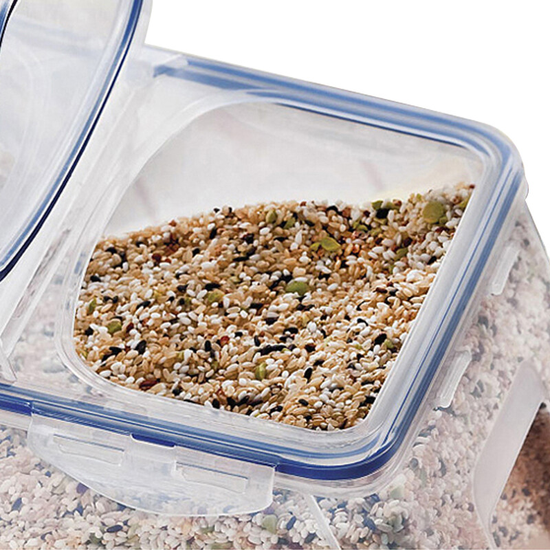 LOCK&LOCK fresh-keeping box, rice bucket, storage tank, storage box, sealed tank, cereal box, rice box, annual meeting benefit 10kg