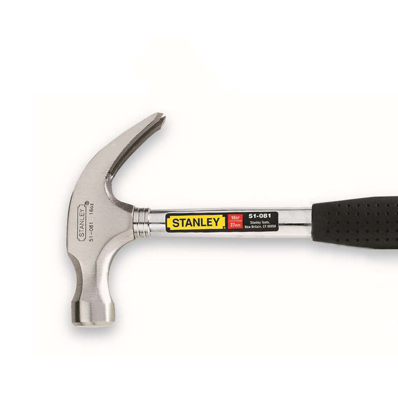 STANLEY steel handle claw hammer woodworking hammer household hammer 16oz 51-081-23