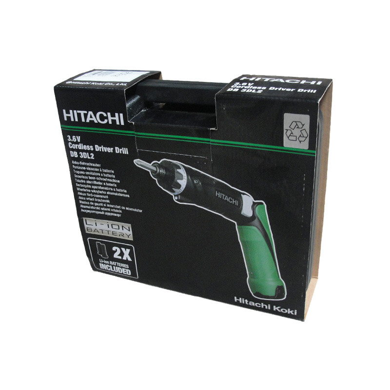 HiKOKI rechargeable folding screwdriver electric drill DB3DL2 electric screwdriver 3.6V rechargeable screwdriver complete machine