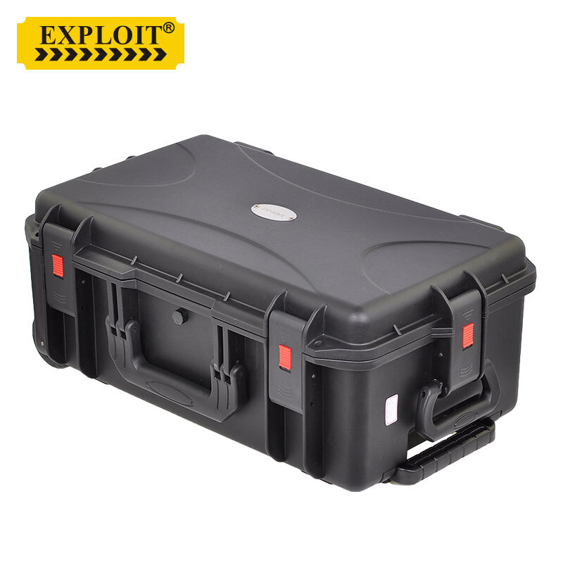 EXPLOIT anti-fall and waterproof equipment safety box trolley case instrument protection tool box trolley case inner size 490 365 220