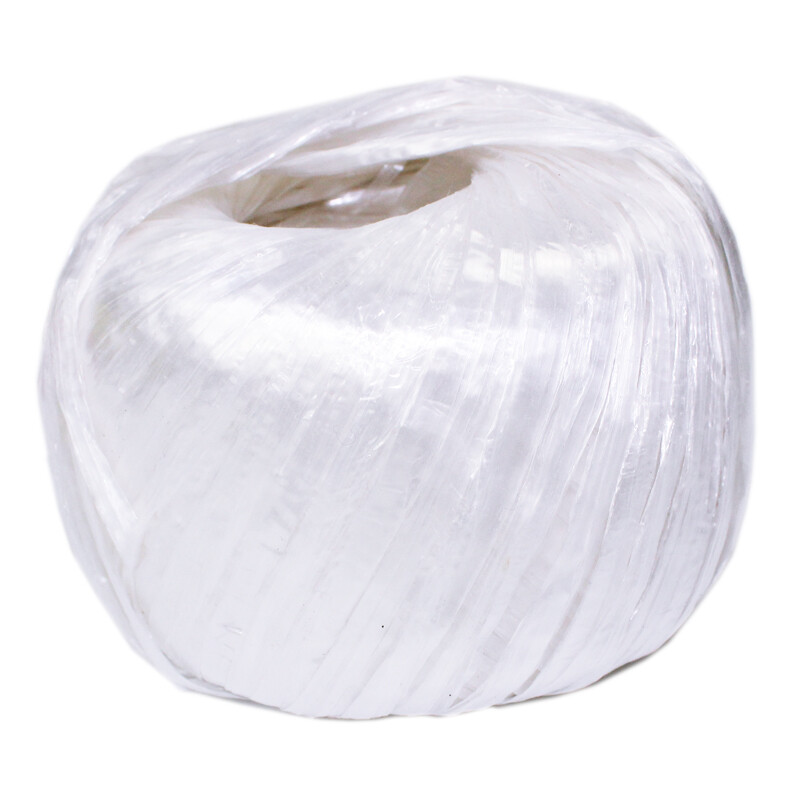 Baopinfang large roll of 100 meters plastic tear rope, packing rope, strapping rope, packaging rope, plastic rope, strapping tape, nylon rope, white (single roll)