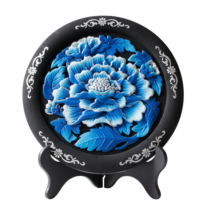 Long Gengju Activated Carbon Carving Decoration Crafts Living Room Decoration Crafts Living Room Home Opening Gifts Move To New Year Annual Meeting Gift Business Office Furong Laugh