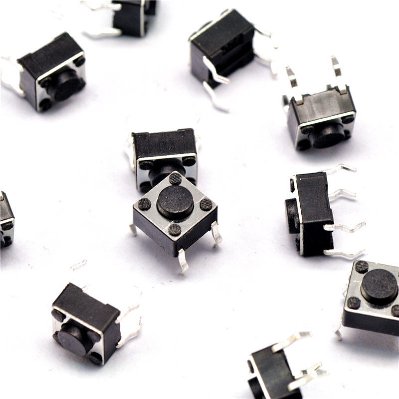 TaoTimeClub 6*6*4.3MM tact switch vertical 4-pin micro switch/key switch 20 pieces