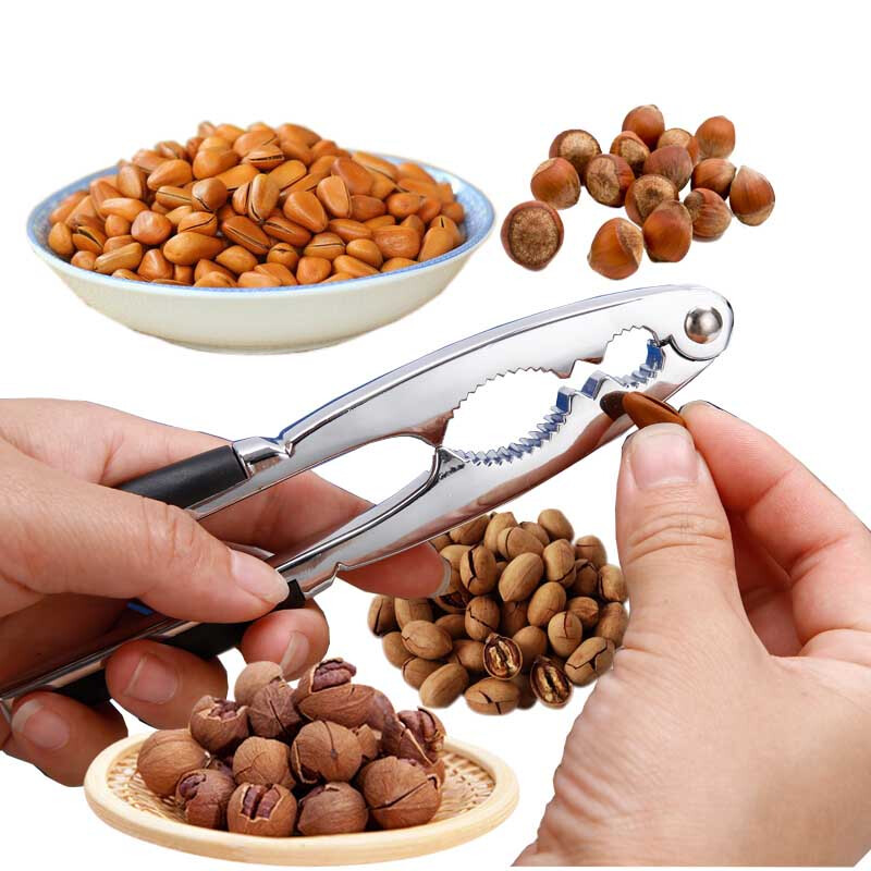 Weixi Walnut Clamps, Pine Nuts and Hazelnut Pliers, Shelling and Opening Nut Clamps, Walnut Peeling Tools, Walnut Nut Pliers, Double Mouth Model + Brand New Model + Walnut Needle