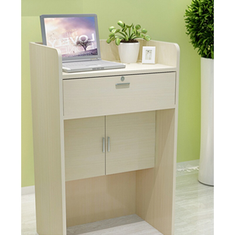 Harlowton Cashier Counter Simple Clothing Modern Bar Harlowton Cashier Counter Simple Clothing Modern Bar Reception Desk Computer Maple Ribbon Under Cabinet Door
