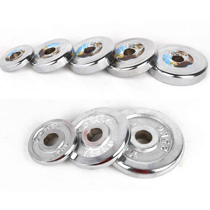 Langwei dumbbell plate pure iron pure steel dumbbell plate electroplated dumbbell plate cast iron dumbbell plate accessories electroplated cast iron dumbbell plate 2.5 kg * 1 piece