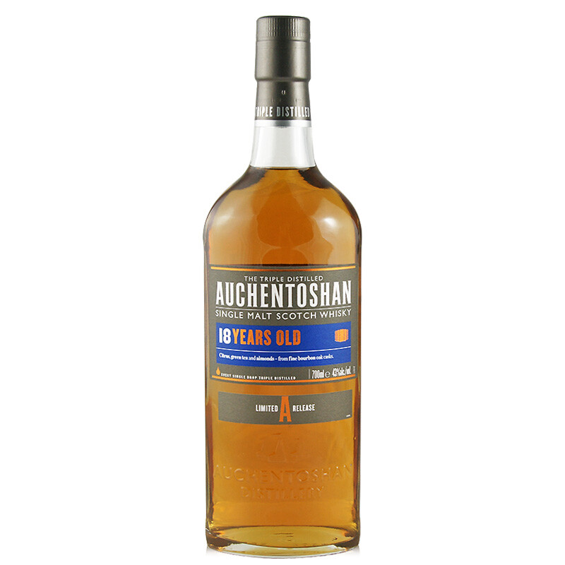 Auchentoshan 18-year-old single malt Scottish 700ml gift box lowland whiskey foreign wine