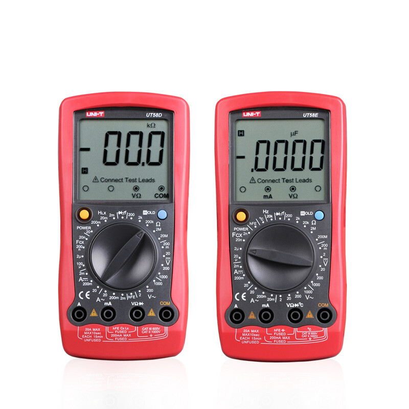 Uni-T UT58B large-screen digital multimeter handheld digital display multimeter household high-precision thermometer multimeter