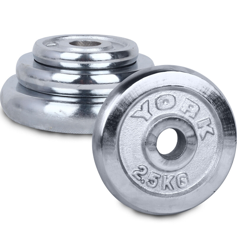 Langwei dumbbell plate pure iron pure steel dumbbell plate electroplated dumbbell plate cast iron dumbbell plate accessories electroplated cast iron dumbbell plate 2.5 kg * 1 piece