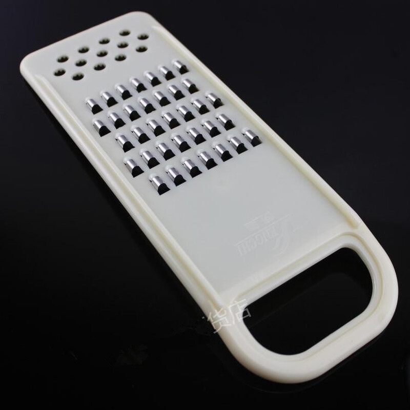 Fengchi Vegetable Slicer Stainless Steel Shredder\/Household Kitchen Cooking Utensils Vegetable and Fruit Grater Liangpi Grater Potato Cucumber Carrot Grater 4mm Orange + Hand Guard