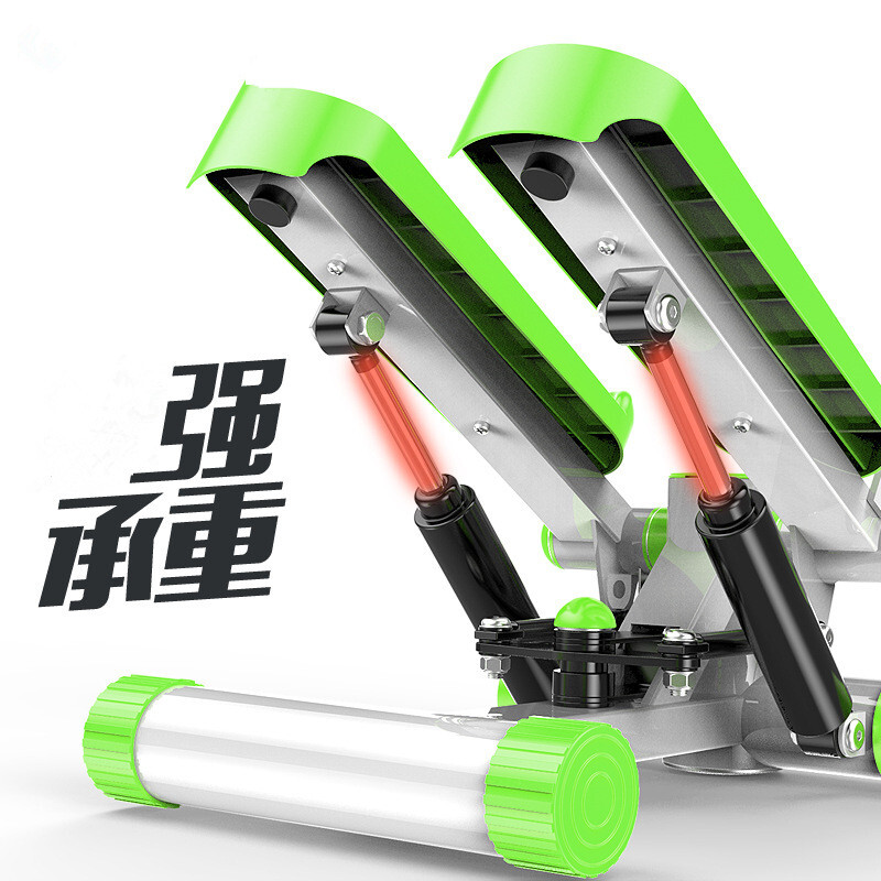 Youmei stepper home weight loss machine, installation-free, multifunctional waist slimming machine, leg slimming machine, treadmill fitness equipment, luxury upgraded model, green + drawstring + mat + lubricant + tools