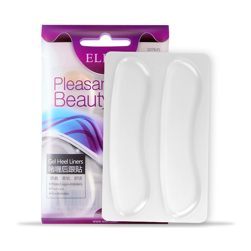 Eleft gel heel sticker anti-wear foot anti-slip half size pad high heels leather shoes transparent invisible adjustment gel transparent
